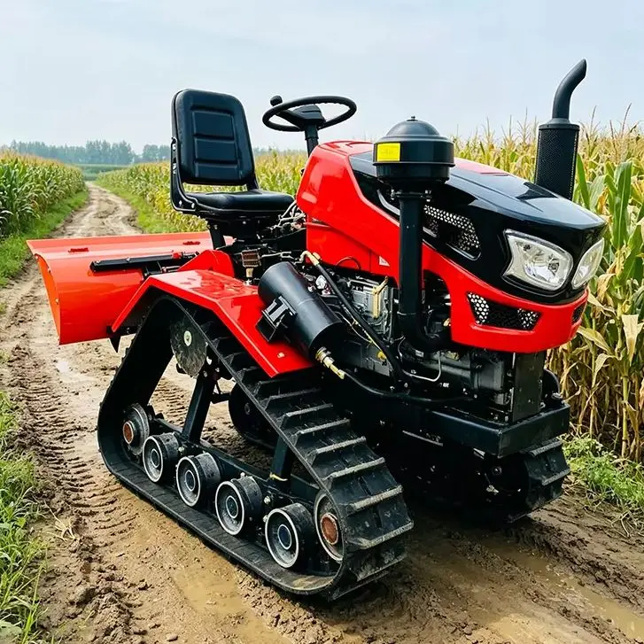 Customized Multifunctional Crawler Rotary Cultivator, 35 HP Tractor, Upgraded Mini Tiller & Intertiller
Customized Multifunctional Crawler Rotary Cultivator, 35 HP Tractor, Upgraded Mini Tiller & Intertiller