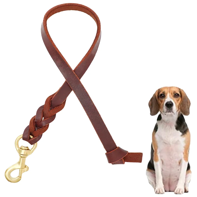 Leather short leash for a dog 60cm Large Dog Short Leash One step Braided Real Leather Big dog Lead Short Dog Leash
Leather short leash for a dog 60cm Large Dog Short Leash One step Braided Real Leather Big dog Lead Short Dog Leash