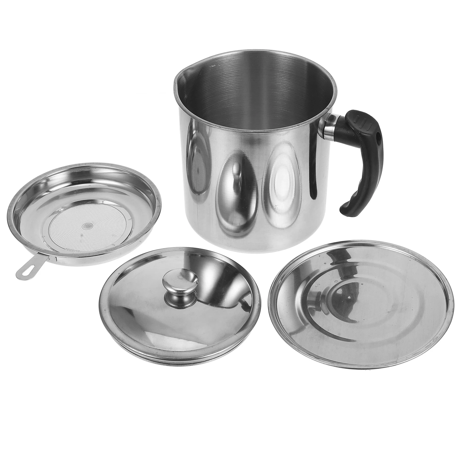 Stainless Steel Filter Pot Grease Container Strainer Kitchen Household Oil Dispenser Cruets Reusable Storage Can Filter Oil Pot
Stainless Steel Filter Pot Grease Container Strainer Kitchen Household Oil Dispenser Cruets Reusable Storage Can Filter Oil Pot