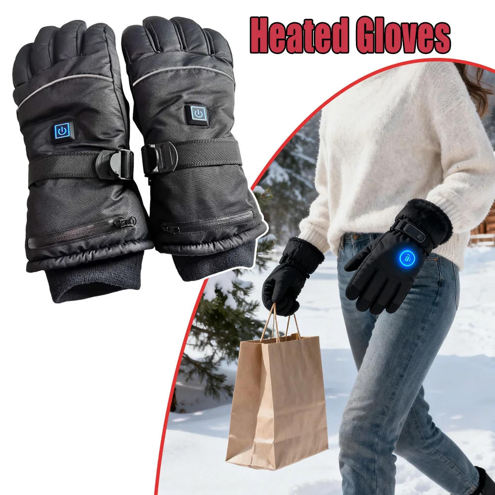 Зимние водонепроницаемые морозостойкие перчатки с подогревом и ультрачувствительным сенсорным экраном, ветрозащитные, подходят для зимнего снежного сезона, езды на велосипеде
Зимние водонепроницаемые морозостойкие перчатки с подогревом и ультрачувствительным сенсорным экраном, ветрозащитные, подходят для зимнего снежного сезона, езды на велосипеде