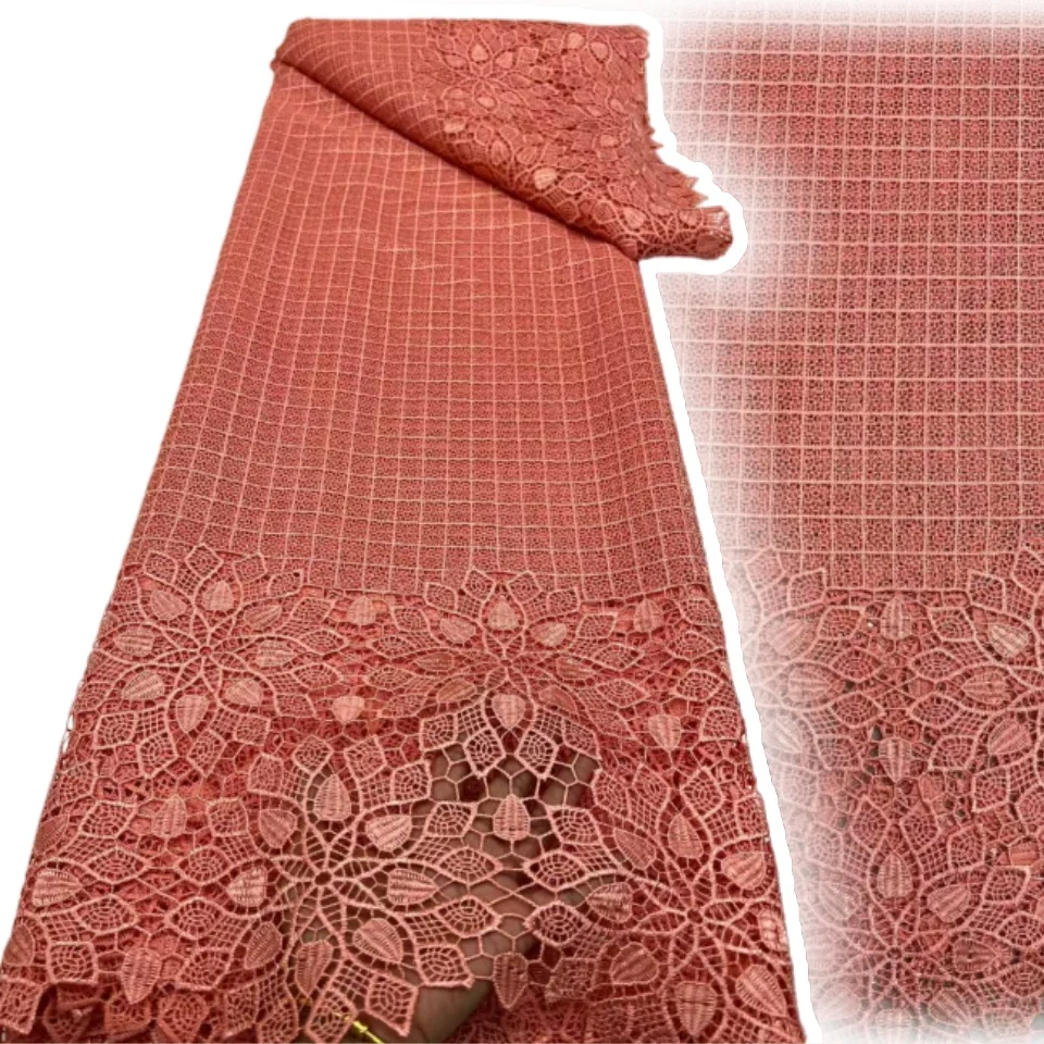 Pink Embroidered African Kente Lace Fabric 2026 High-Quality Nigerian Water-Soluble Lace Fabric Ideal for Party Gown Sewing 2168
Pink Embroidered African Kente Lace Fabric 2026 High-Quality Nigerian Water-Soluble Lace Fabric Ideal for Party Gown Sewing 2168