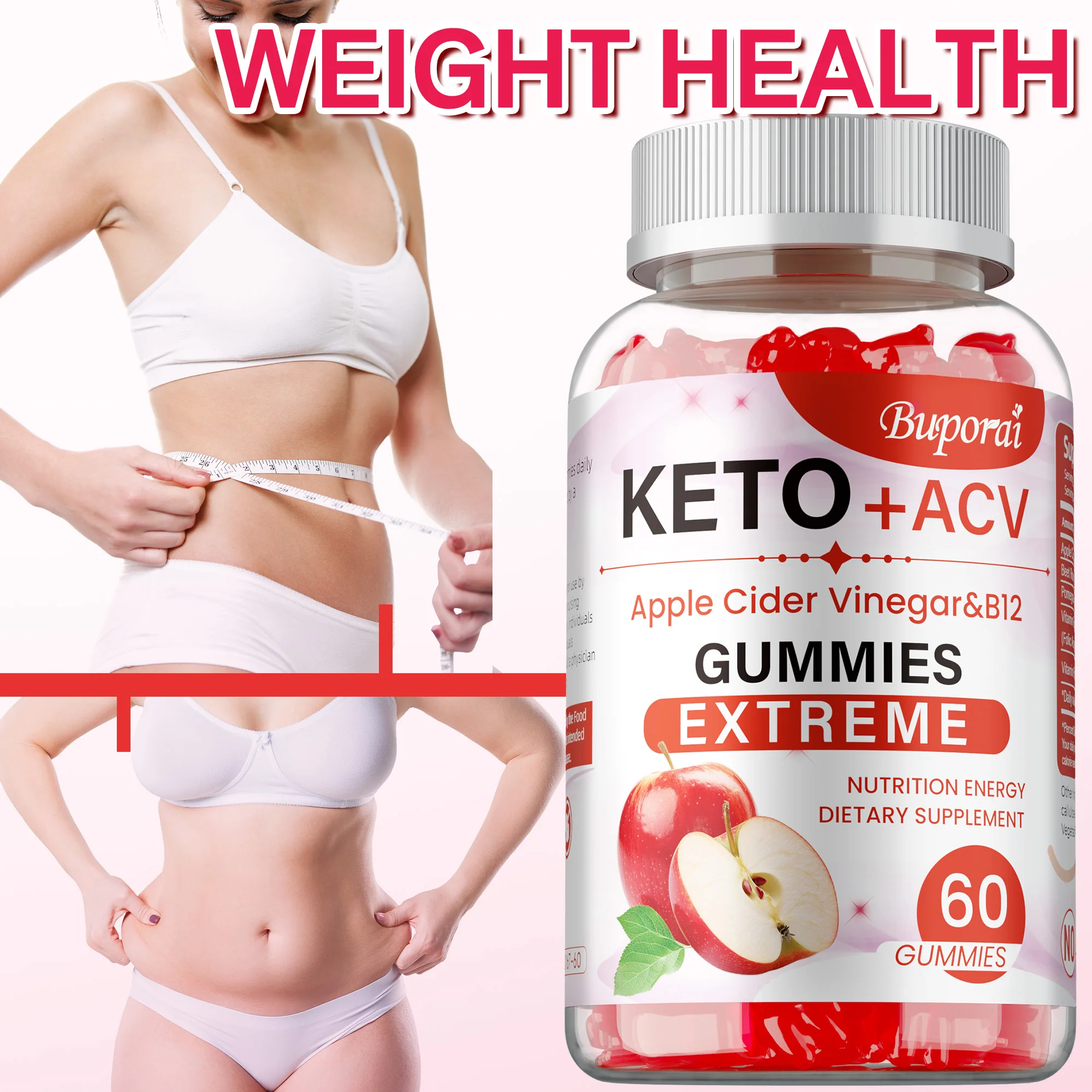 Кето + Яблочный уксус, жевательные конфеты - подавляет аппетит, естественное очищение, отбеливает кожу, помогает в пикантные здоровье, метаболизм
Кето + Яблочный уксус, жевательные конфеты - подавляет аппетит, естественное очищение, отбеливает кожу, помогает в пикантные здоровье, метаболизм