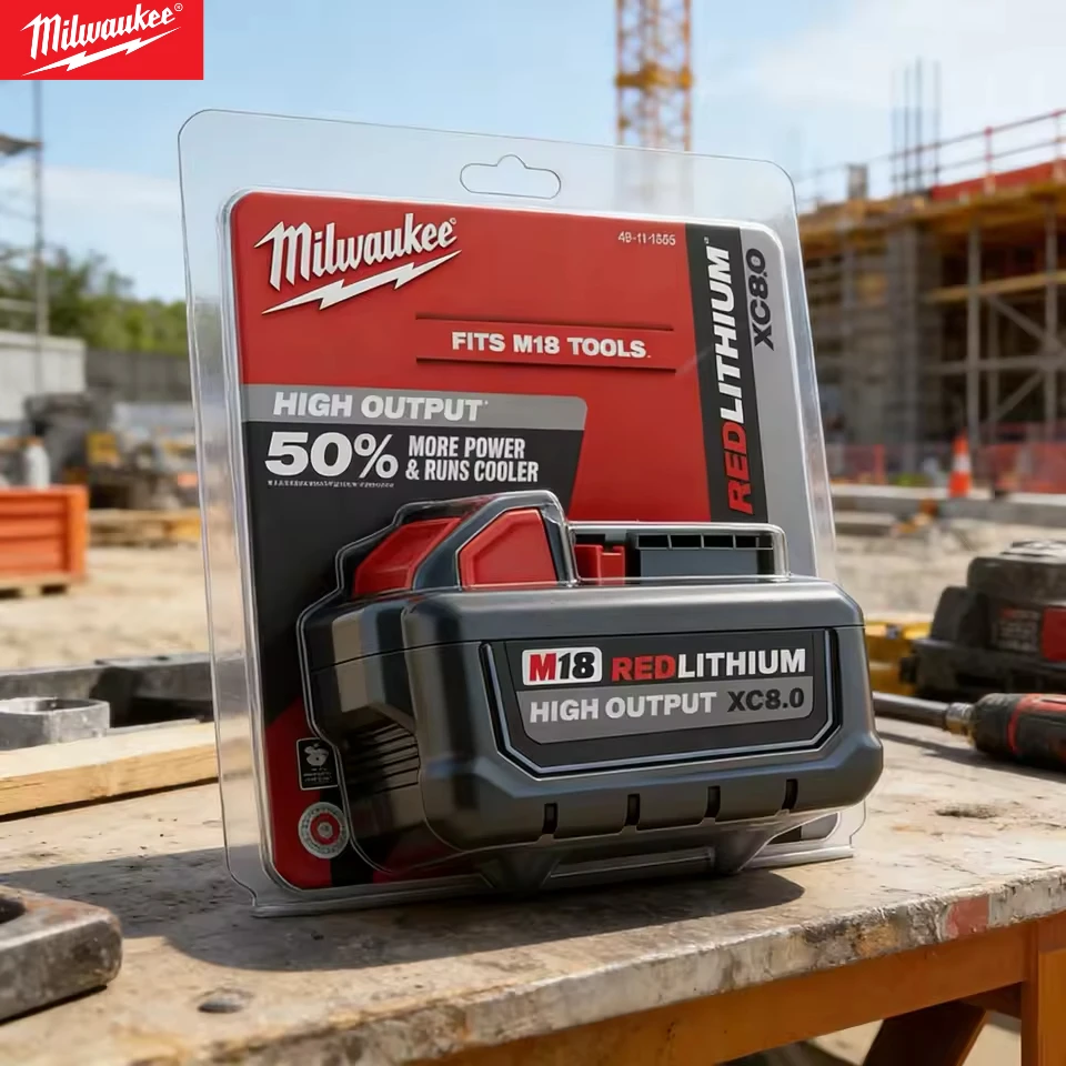 New Original Milwaukee M18 XC 18V 8.0Ah, for Milwaukee tool Rechargeable battery 18V 48-11-2830 0730-20 21700 cell M18 battery
New Original Milwaukee M18 XC 18V 8.0Ah, for Milwaukee tool Rechargeable battery 18V 48-11-2830 0730-20 21700 cell M18 battery