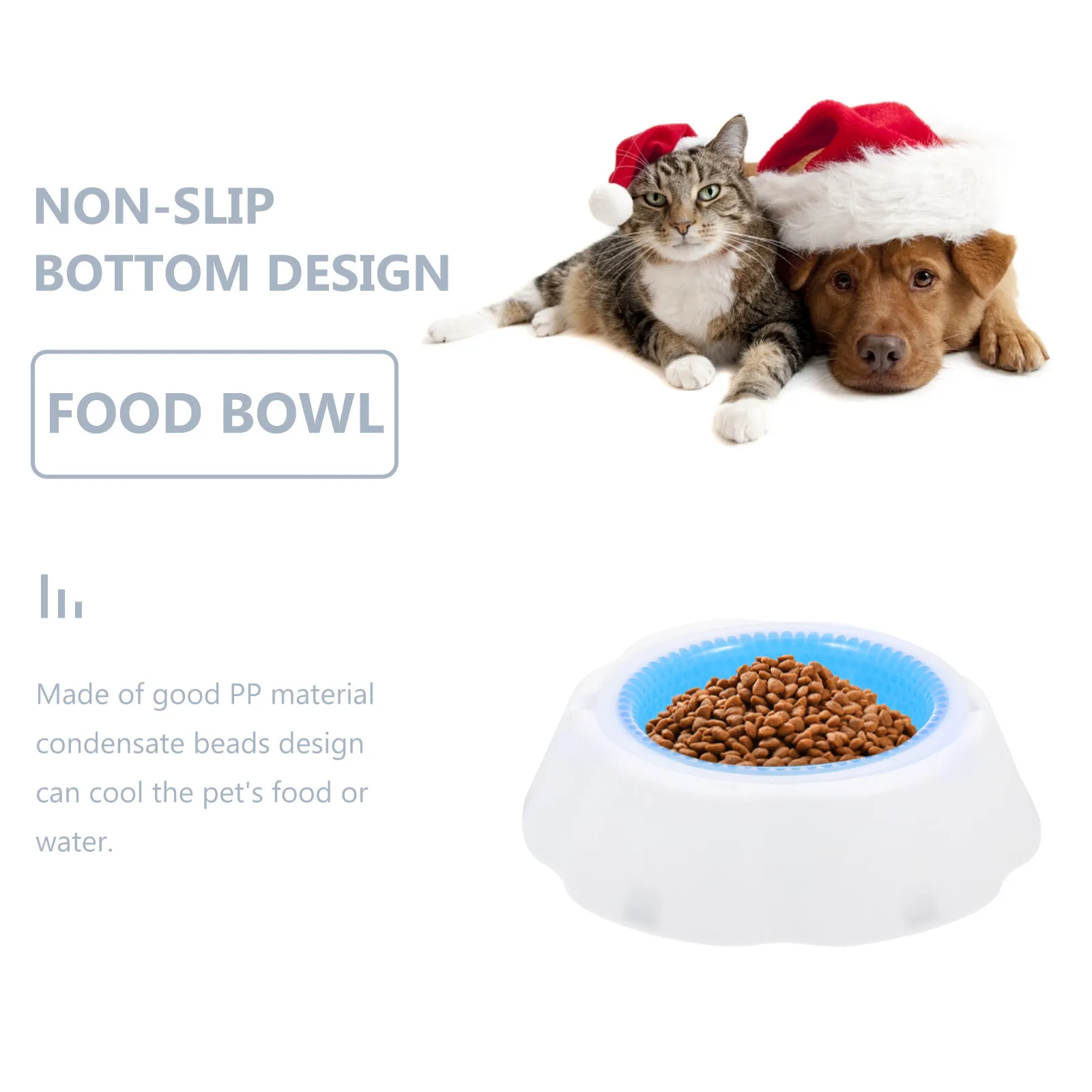 Dog Cooler Bowl Pet Food Container Summer Frosty Feeding Bowl for Dog Cat Puppy Stable Base PP Material Easy Clean Condensate
Dog Cooler Bowl Pet Food Container Summer Frosty Feeding Bowl for Dog Cat Puppy Stable Base PP Material Easy Clean Condensate