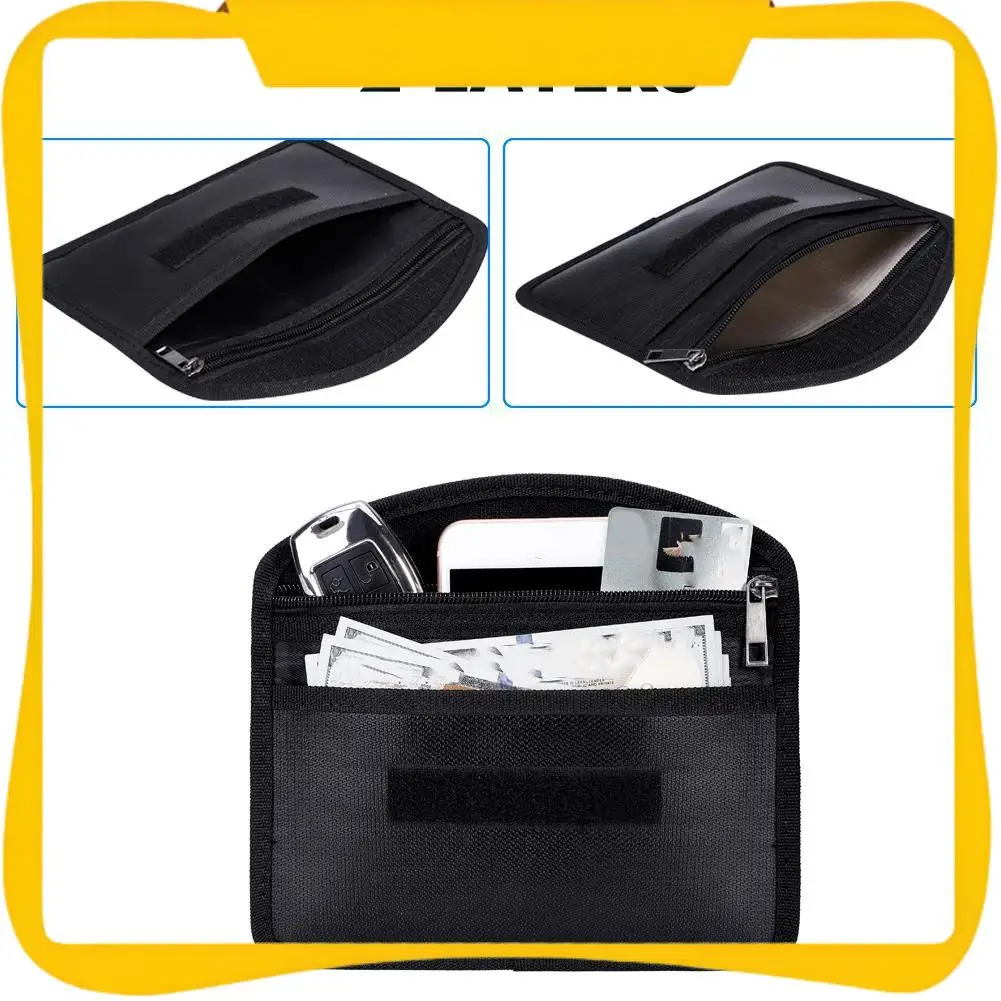 Portable Fireproof & Waterproof Document Envelope File Folder Cash Pouch Valuables Money Bag Anti-Signal Bag
Portable Fireproof & Waterproof Document Envelope File Folder Cash Pouch Valuables Money Bag Anti-Signal Bag