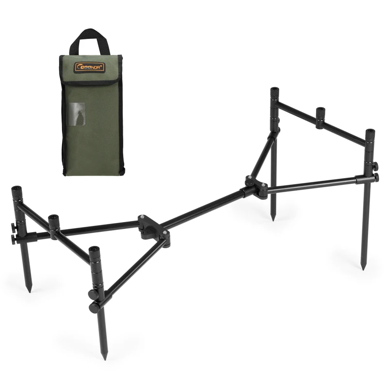 Detachable Fishing Rod Stand Buzz Bar Pole Rest Head Folding Retractable Fishing Rod Holder with Carry Bag
Detachable Fishing Rod Stand Buzz Bar Pole Rest Head Folding Retractable Fishing Rod Holder with Carry Bag