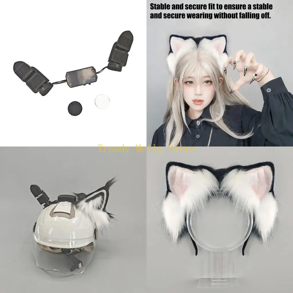 N5KB Motorized Puss Ears Headband With Gravities For Cosplay Party Halloween Party
N5KB Motorized Puss Ears Headband With Gravities For Cosplay Party Halloween Party