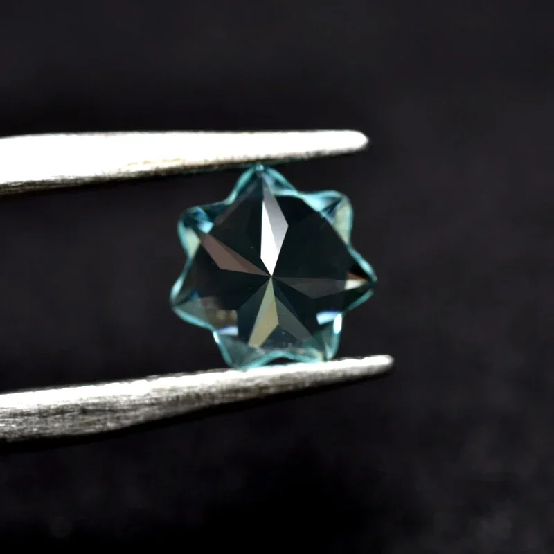 Heptagram Shape Lab Grown Paraiba Neon Blue Color VVS1 for DIY Advanced Jewelry Rings Earrings Necklace Making with Certificate
Heptagram Shape Lab Grown Paraiba Neon Blue Color VVS1 for DIY Advanced Jewelry Rings Earrings Necklace Making with Certificate