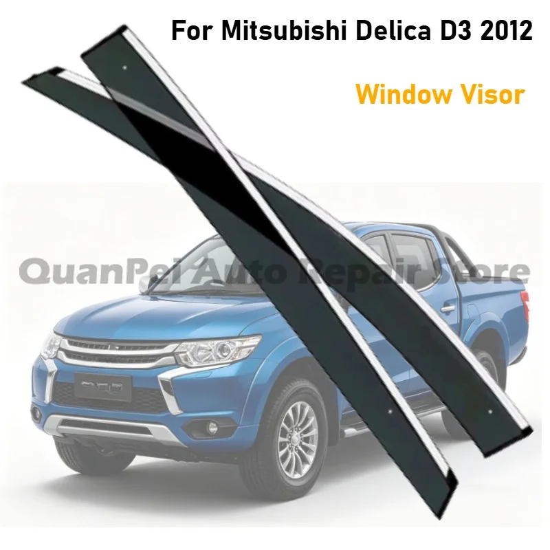 Weather Proof Side Window Eyebrow Direct Install 4Pcs Car Exterior For Mitsubishi Delica D3 2012 High Quality Smoke Visors
Weather Proof Side Window Eyebrow Direct Install 4Pcs Car Exterior For Mitsubishi Delica D3 2012 High Quality Smoke Visors