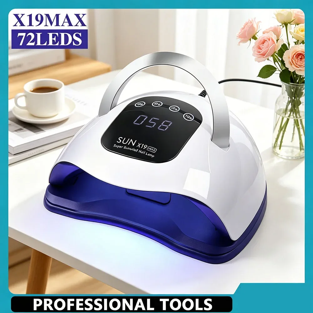Luxury 72LED UV Nail Art Lamp, Sensitive Sensor Quick Curing Gel Nail Polish Drying Lamp All-in-one Nail Dryer Nail Salon Tools
Luxury 72LED UV Nail Art Lamp, Sensitive Sensor Quick Curing Gel Nail Polish Drying Lamp All-in-one Nail Dryer Nail Salon Tools