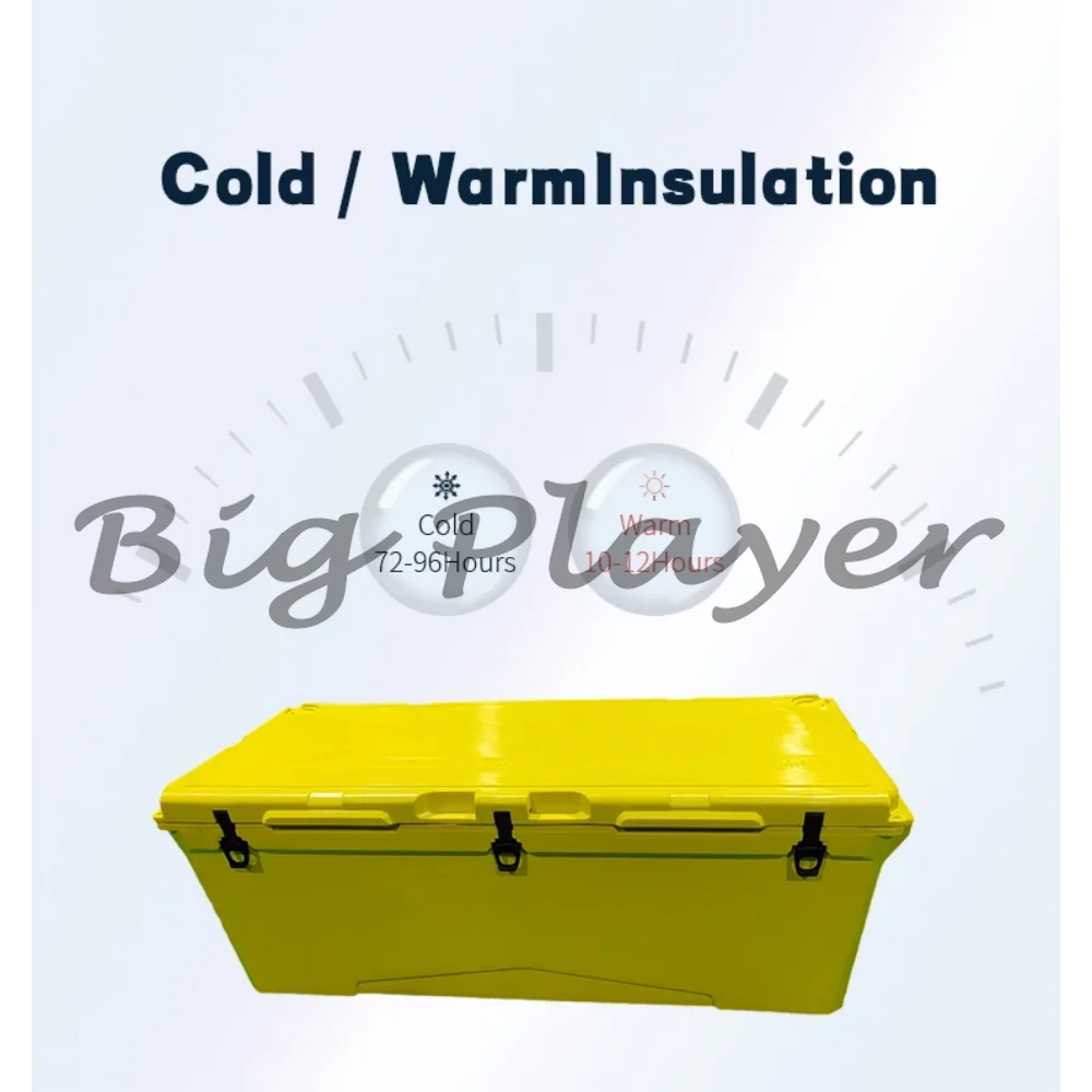 Portable Rotomolded Cooler Box - Durable Ice Cooler with Heavy Duty Handles for Kayak Fishing and RV Trip
Portable Rotomolded Cooler Box - Durable Ice Cooler with Heavy Duty Handles for Kayak Fishing and RV Trip