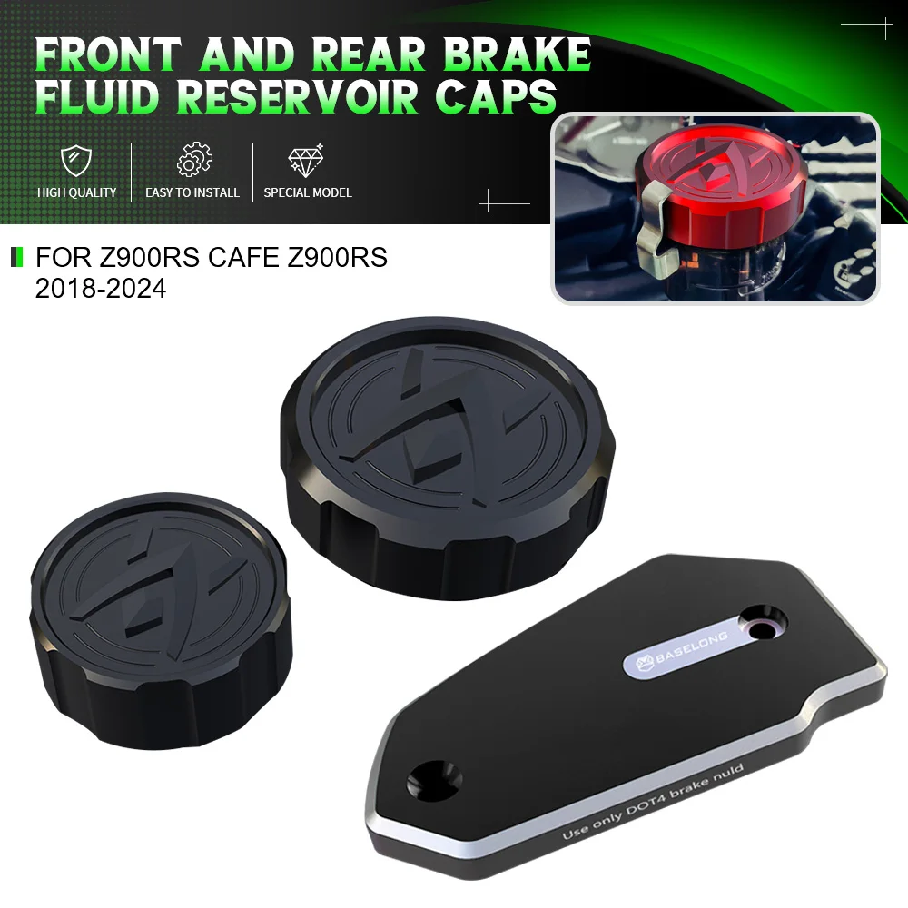 For Kawasaki Z900RS Cafe Z900RS 2018-2019-2020-2021-2023 2024 Motorcycle Accessories Front and Rear Brake Fluid Reservoir Caps
For Kawasaki Z900RS Cafe Z900RS 2018-2019-2020-2021-2023 2024 Motorcycle Accessories Front and Rear Brake Fluid Reservoir Caps