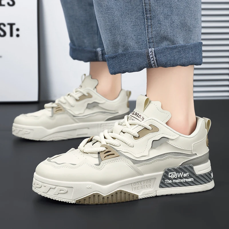 Men's Trendy Skate Shoes, Comfy Non Slip Casual Lace Up Sneakers for Men's Outdoor Activities
Men's Trendy Skate Shoes, Comfy Non Slip Casual Lace Up Sneakers for Men's Outdoor Activities