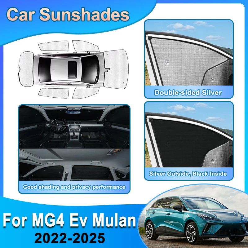 For MG4 EV Accessories 2022 2023 2024 2025 EH32 Mulan Car Reflective Sunshade Heat Insulation Summer Side Window Sun Visor Cover
For MG4 EV Accessories 2022 2023 2024 2025 EH32 Mulan Car Reflective Sunshade Heat Insulation Summer Side Window Sun Visor Cover