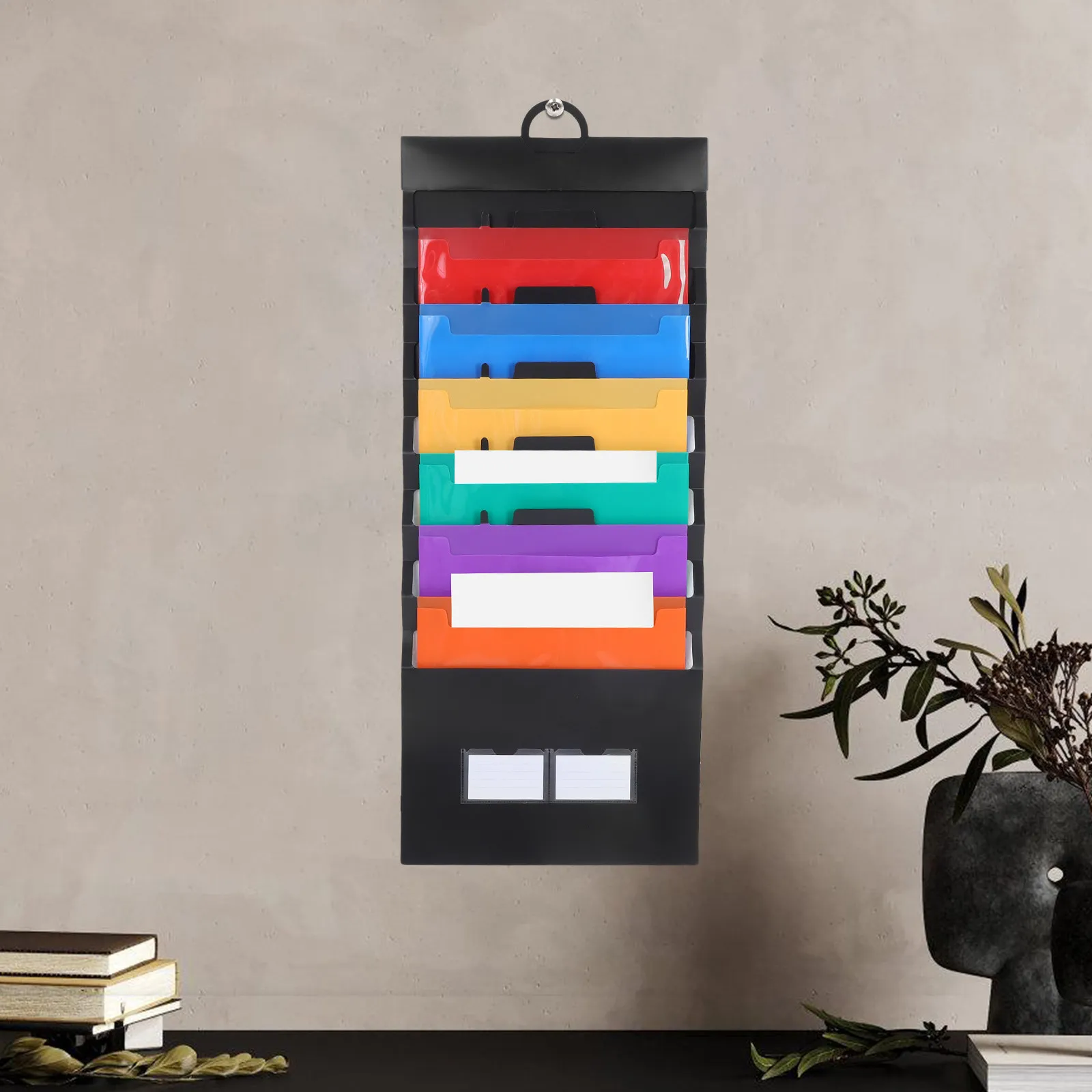 6 Pocket Rainbow Accordion File Organizer Wall Mounted Hanging Folder for Office Documents Large Capacity Portable Expandable
6 Pocket Rainbow Accordion File Organizer Wall Mounted Hanging Folder for Office Documents Large Capacity Portable Expandable