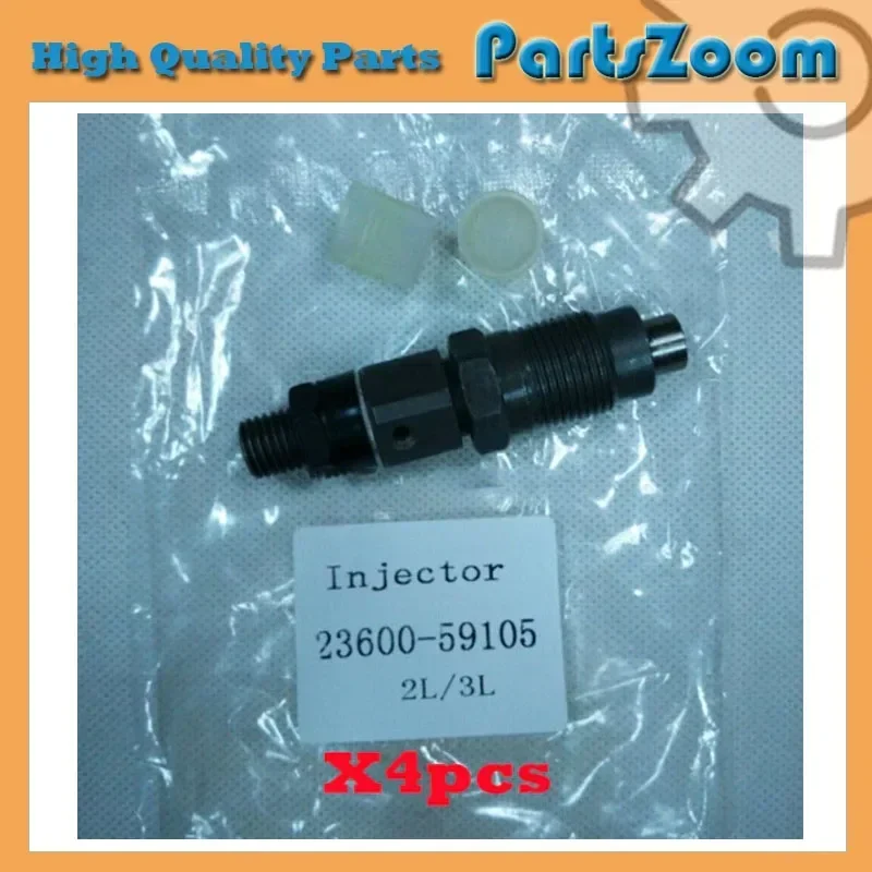 4 Pcs 2L 2LT Fuel Injector Nozzle Assy Set 23600-59105 for Toyota CRESSIDA CROWN HILUX DYNA 100 HIACE 2446cc 2.4D/TD
4 Pcs 2L 2LT Fuel Injector Nozzle Assy Set 23600-59105 for Toyota CRESSIDA CROWN HILUX DYNA 100 HIACE 2446cc 2.4D/TD