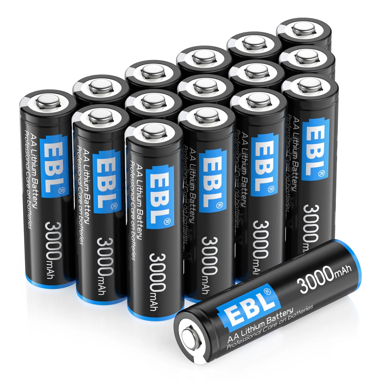 EBL 1.5 Volt 3000mAh Batteries AA 1.5V Lithium Double A Battery Non-Rechargeable Battery for Flashlights Electronic Doorbell
EBL 1.5 Volt 3000mAh Batteries AA 1.5V Lithium Double A Battery Non-Rechargeable Battery for Flashlights Electronic Doorbell