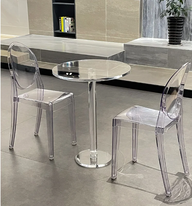 Acrylic Light Luxury Small Round Table Transparent Crystal Net Red Nordic Negotiation Cafe Household Small Unit Tea Table
Acrylic Light Luxury Small Round Table Transparent Crystal Net Red Nordic Negotiation Cafe Household Small Unit Tea Table