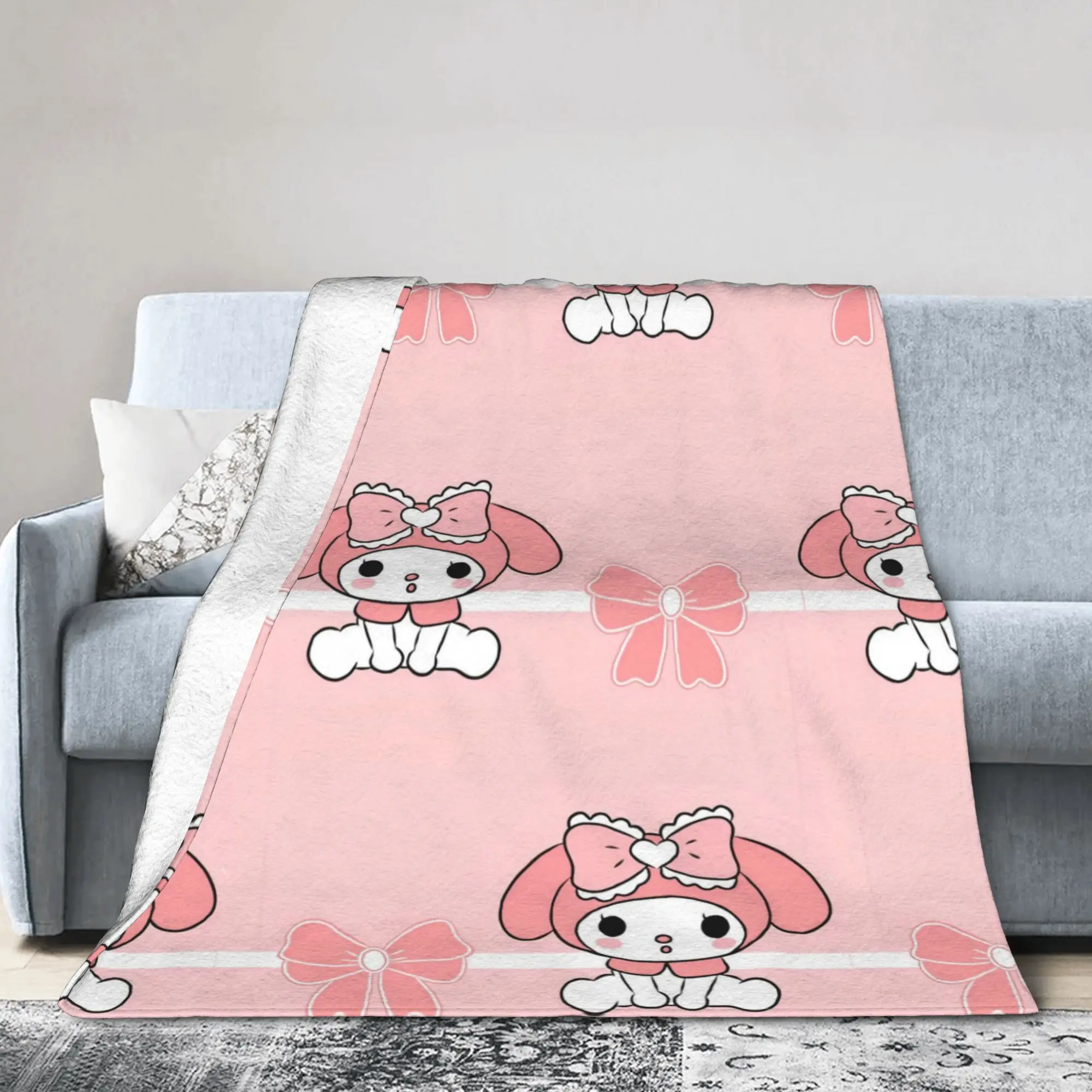 Kawaii My Melody Blankets Flannel Print Anime Multifunction Super Soft Throw Blankets for Bed Car Plush Thin Quilt
Kawaii My Melody Blankets Flannel Print Anime Multifunction Super Soft Throw Blankets for Bed Car Plush Thin Quilt