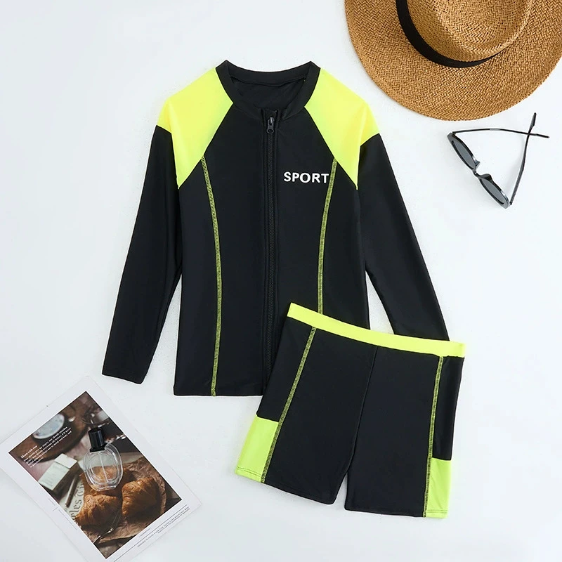 2026 Boys Swimsuit Two Pieces With Shorts Long Sleeves Kids Swimwear Female Children's Bathers Bathing Swimming Swim Suit Summer
2026 Boys Swimsuit Two Pieces With Shorts Long Sleeves Kids Swimwear Female Children's Bathers Bathing Swimming Swim Suit Summer
