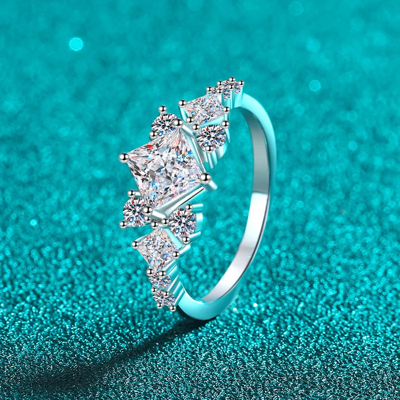 New DeyiS925Sterling Silver Women, Square Geometric Design, Cool and Luxurious Fashion Ring
New DeyiS925Sterling Silver Women, Square Geometric Design, Cool and Luxurious Fashion Ring