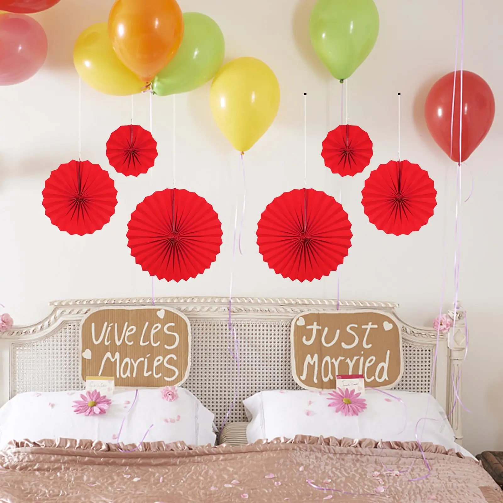 6 Pcs Happy Word Stickers Paper Fans Handheld Decorations Folding Flower Party Bright Color Lightweight Portable Door Window
6 Pcs Happy Word Stickers Paper Fans Handheld Decorations Folding Flower Party Bright Color Lightweight Portable Door Window