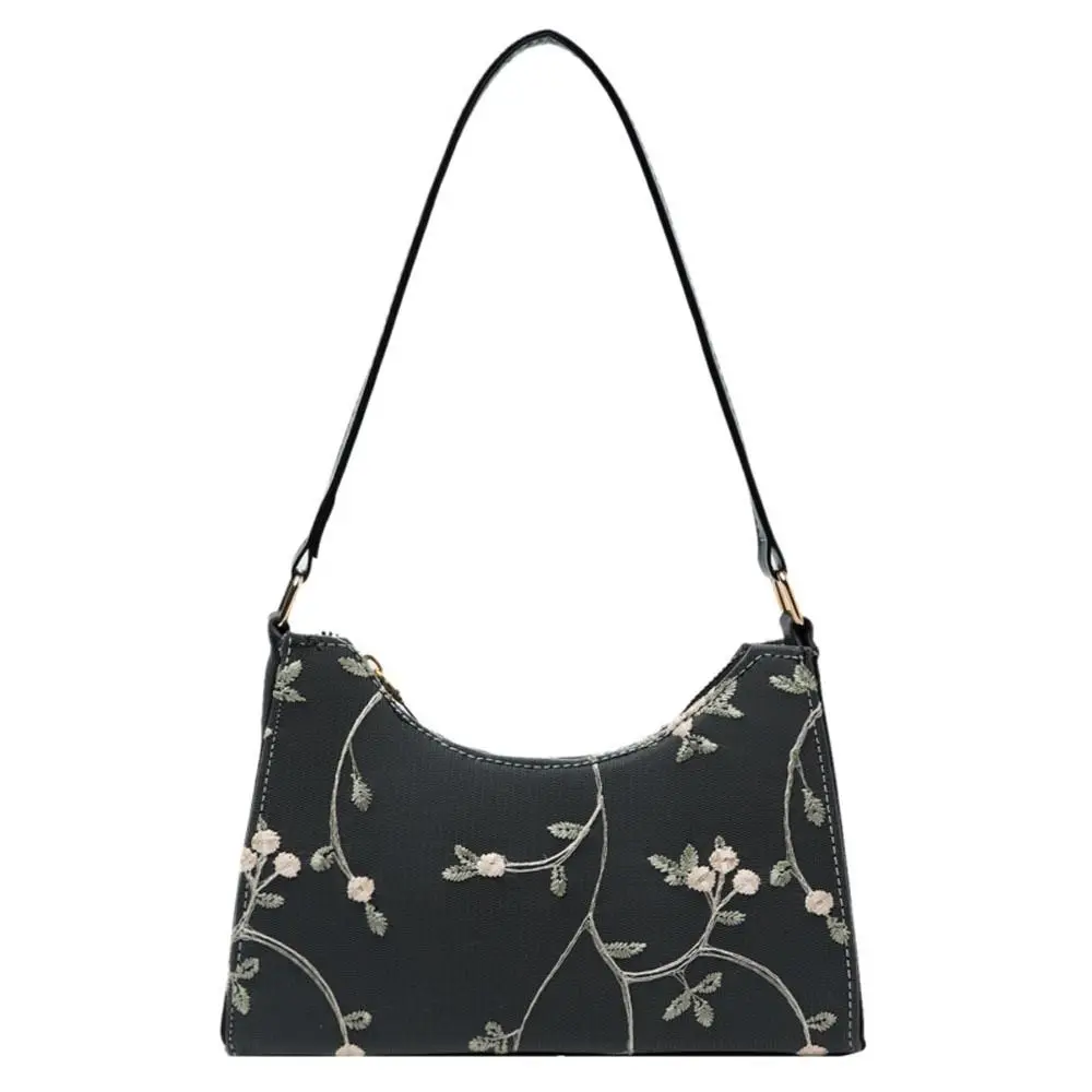 Sweet Casual Embroidery PU Leather Flower Small Handbag Women Underarm Bag Shoulder Bags Mini Messenger Bags Korean Handbag
Sweet Casual Embroidery PU Leather Flower Small Handbag Women Underarm Bag Shoulder Bags Mini Messenger Bags Korean Handbag