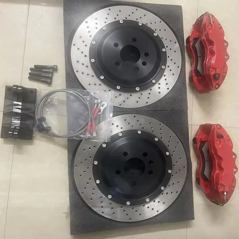 355 380mm for Q5 brake disc R18 R19 R20 wheels OEM ODM 6 piston brake caliper kit with front
355 380mm for Q5 brake disc R18 R19 R20 wheels OEM ODM 6 piston brake caliper kit with front