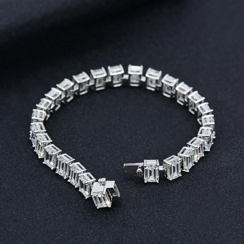 Trendy Moissanite Diamond Bangle Bracelet 100% Real 925 Sterling silver Wedding Bracelets For Women Engagement Party Jewelry
Trendy Moissanite Diamond Bangle Bracelet 100% Real 925 Sterling silver Wedding Bracelets For Women Engagement Party Jewelry