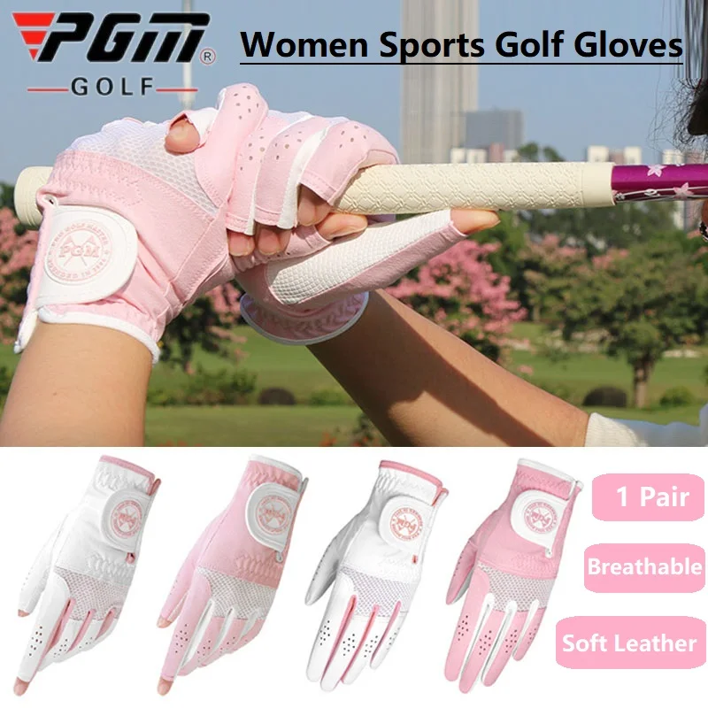 Перчатки для гольфа PGM, 1 пара, для левой и правой руки, женские, из мягкой кожи, дышащие, спортивные, для женщин и девушек, с открытыми пальцами, нескользящие
Перчатки для гольфа PGM, 1 пара, для левой и правой руки, женские, из мягкой кожи, дышащие, спортивные, для женщин и девушек, с открытыми пальцами, нескользящие