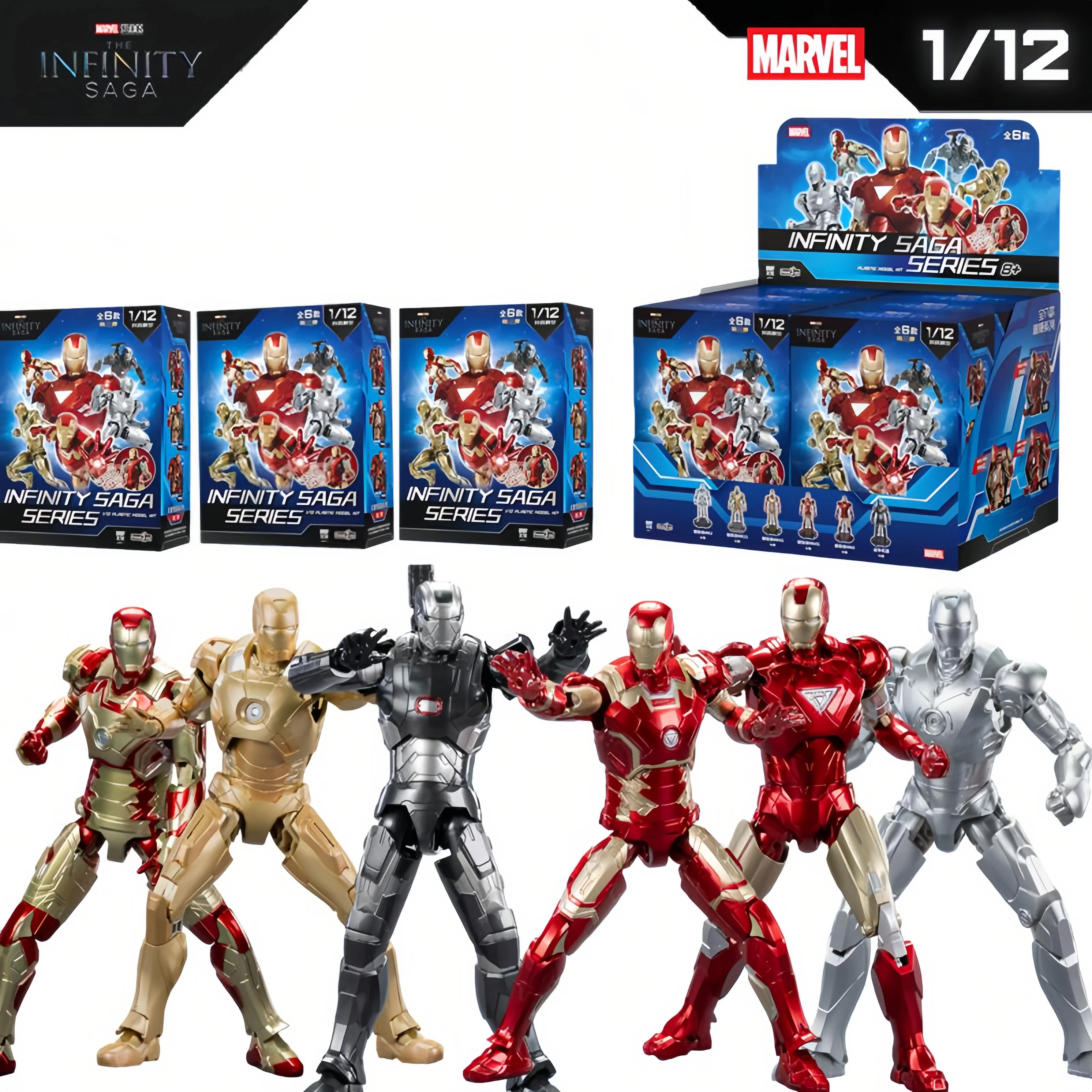 Original Fondjoy Marvel Infinite Legends mk2, mk6, mk21, mk42, mk43,War Machine Blind Box Action Figure Toy Gift
Original Fondjoy Marvel Infinite Legends mk2, mk6, mk21, mk42, mk43,War Machine Blind Box Action Figure Toy Gift