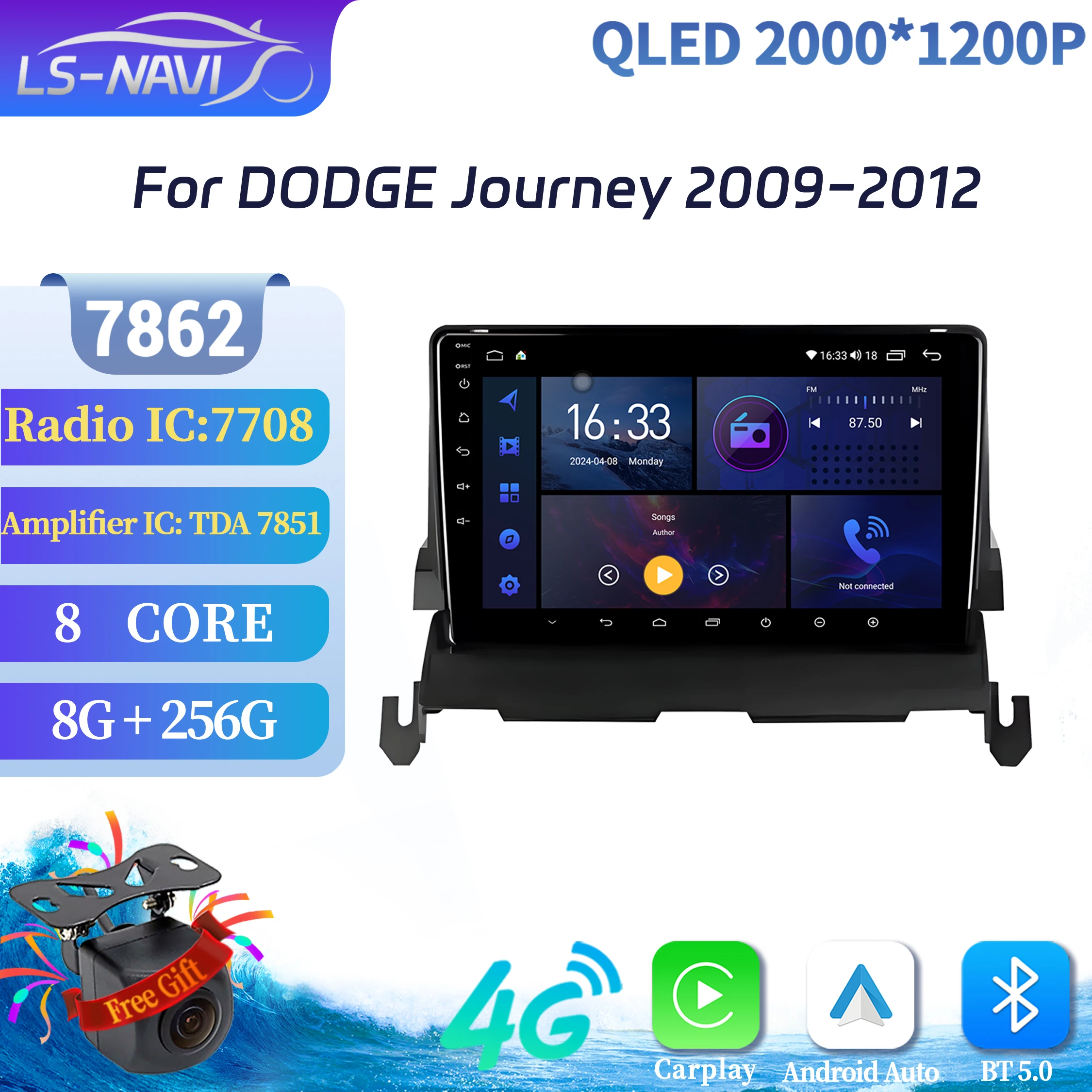 Android 14 For Dodge Journey 2009-2012 Multimedia Navigation Stereo Car Radio Wireless BT Carplay 7862S 2K QLED Head Unit Screen
Android 14 For Dodge Journey 2009-2012 Multimedia Navigation Stereo Car Radio Wireless BT Carplay 7862S 2K QLED Head Unit Screen