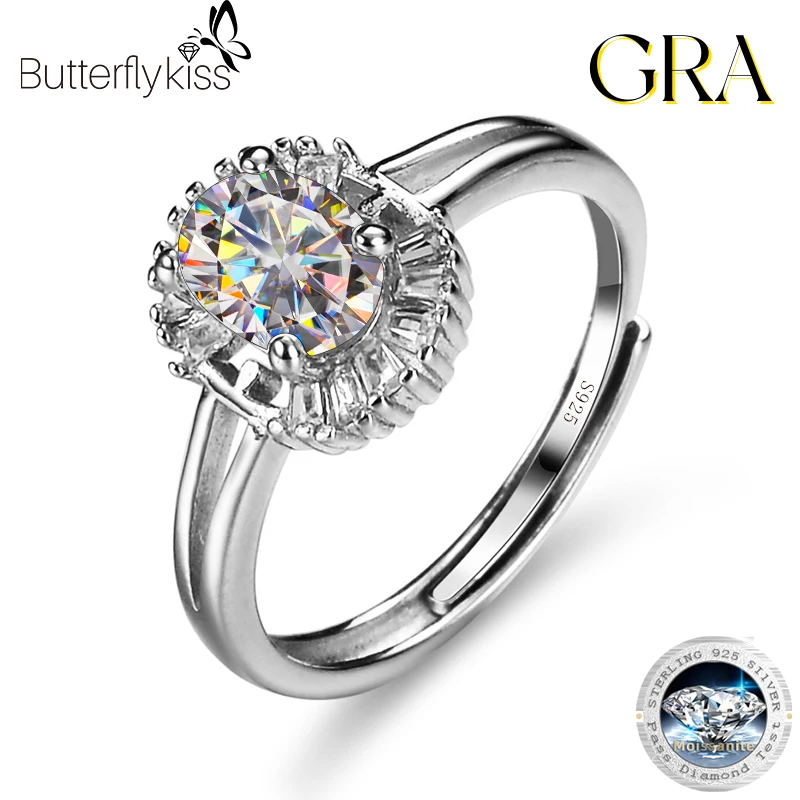 Роскошное кольцо Butterflykiss с муассанитом D, цвет 1 карат, овальное кольцо из стерлингового серебра S925, пасьянс, свадебное обручальное кольцо для женщин, подарок
Роскошное кольцо Butterflykiss с муассанитом D, цвет 1 карат, овальное кольцо из стерлингового серебра S925, пасьянс, свадебное обручальное кольцо для женщин, подарок
