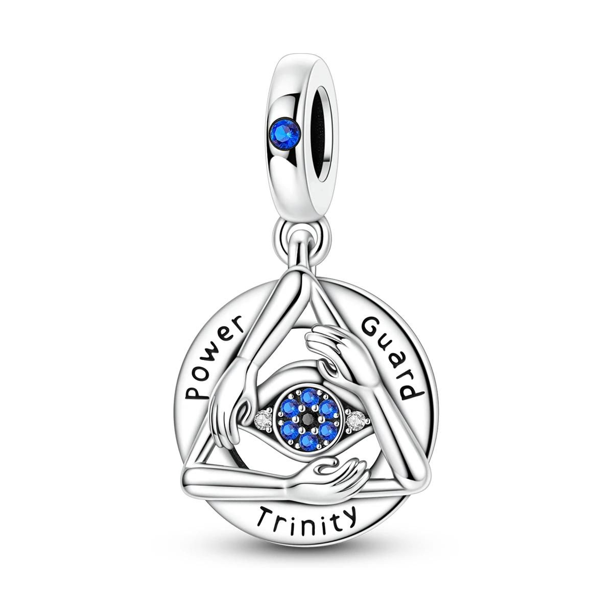 925 Sterling Silver Charm Three Hands And Eye Religion Original Pendant Fit Bracelet Bead Diy Woman Jewelry
925 Sterling Silver Charm Three Hands And Eye Religion Original Pendant Fit Bracelet Bead Diy Woman Jewelry
