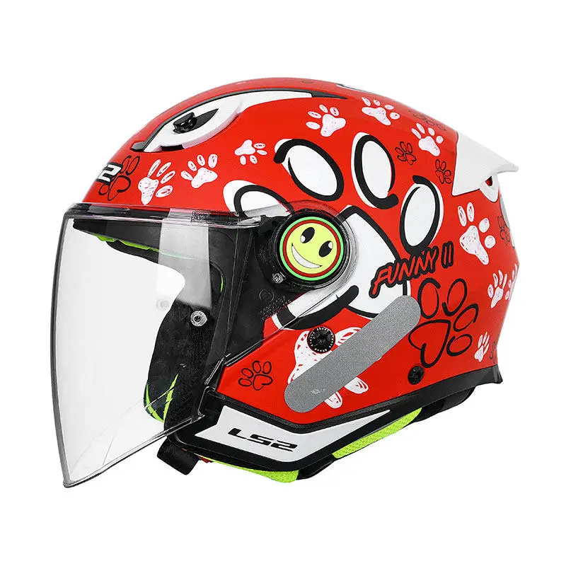 LS2 OF622 Kids Motorcycle Helmet 3C Certified Open-Face Helmet Boys Girls Safety Helmet for Go-Kart E-bike Scooter All Seasons
LS2 OF622 Kids Motorcycle Helmet 3C Certified Open-Face Helmet Boys Girls Safety Helmet for Go-Kart E-bike Scooter All Seasons