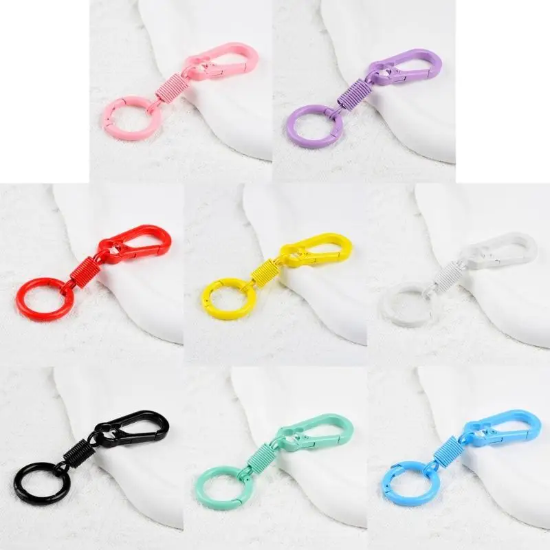 652F 5Pcs MultiPurpose Metal Swivels Clasp Hanging Clip Spring Keychains Buckle Carabiner Clip Outdoor Hiking Tool
652F 5Pcs MultiPurpose Metal Swivels Clasp Hanging Clip Spring Keychains Buckle Carabiner Clip Outdoor Hiking Tool