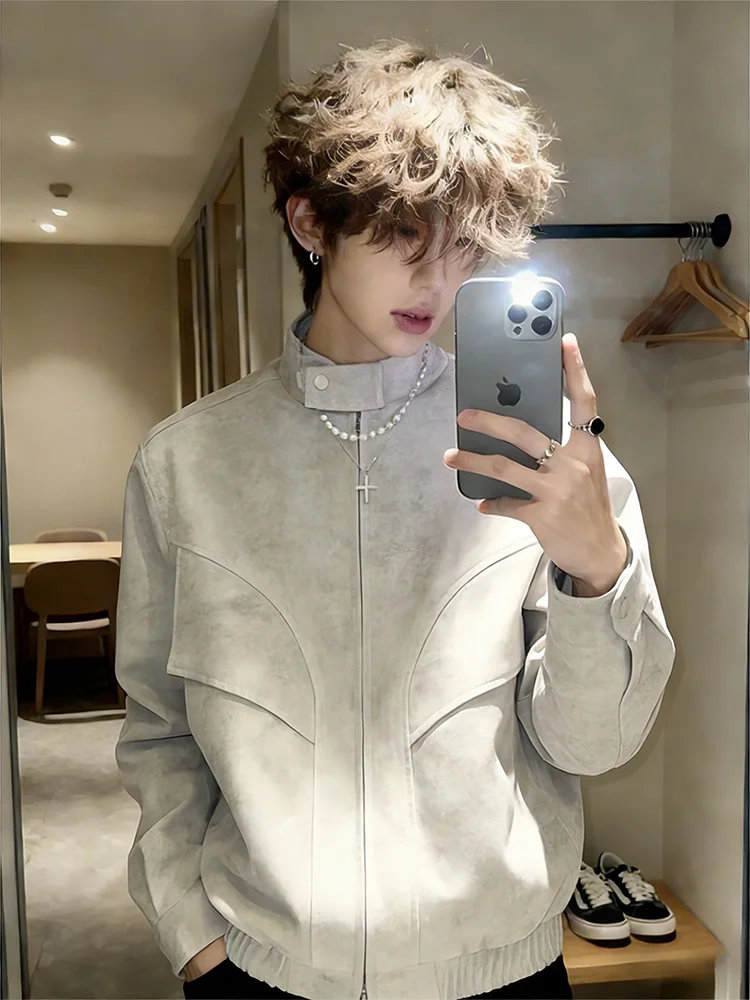 Men's Short Boxy Motorcycle Jacket Dyed Multiple Pieces Spring Autumn High Sensation Cool Shoulder Level Polyester Fiber Zipp...
Men's Short Boxy Motorcycle Jacket Dyed Multiple Pieces Spring Autumn High Sensation Cool Shoulder Level Polyester Fiber Zipp...