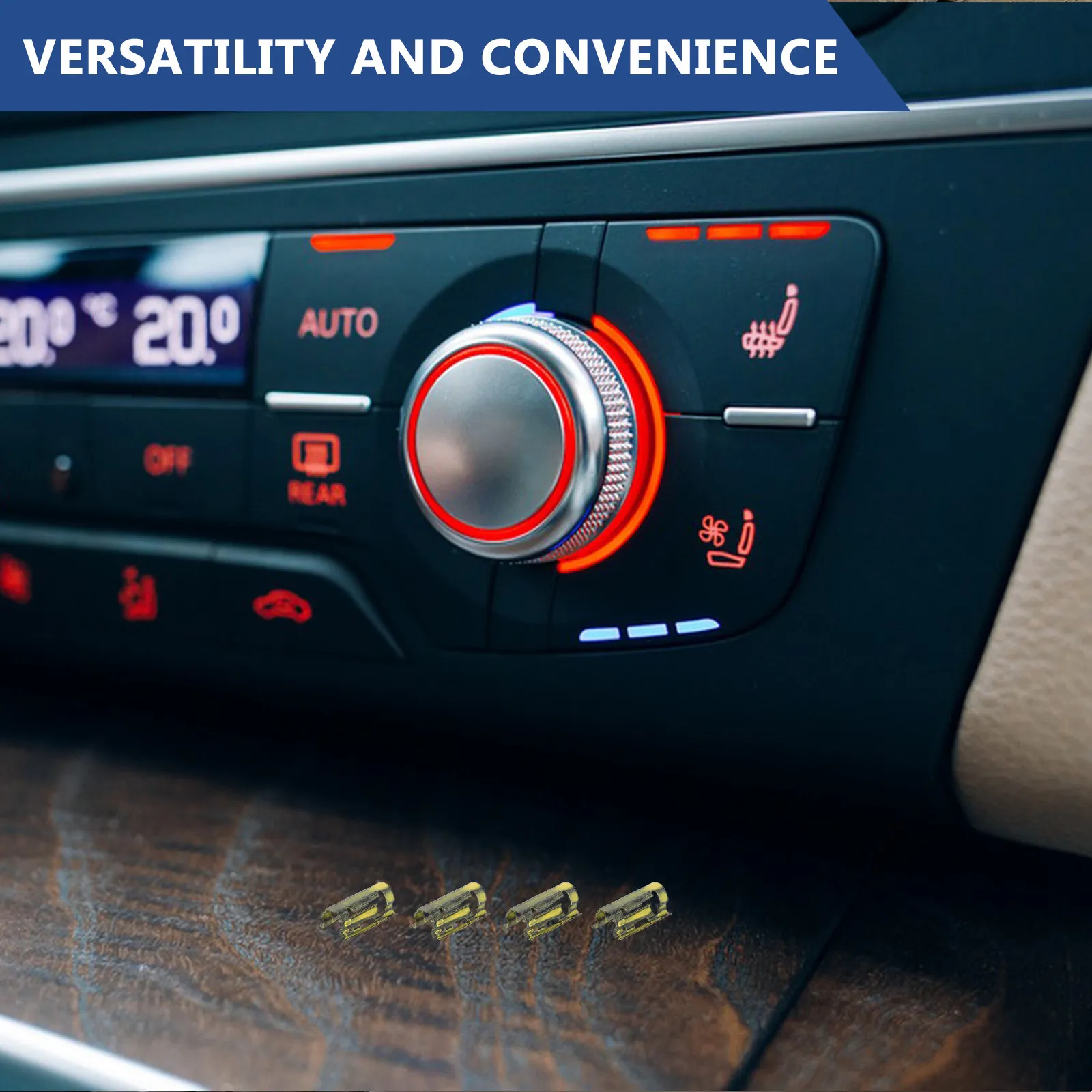 20Pcs Car Center Console Fixed Clips Automotive Metal Retainer Trim Panel Clips Dashboard Fastener Silent Mounting
20Pcs Car Center Console Fixed Clips Automotive Metal Retainer Trim Panel Clips Dashboard Fastener Silent Mounting