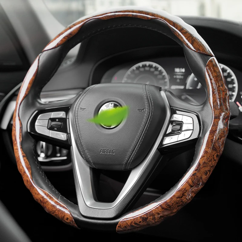 Universal Car Steering Wheel Cover Carbon Fiber Leather Three-dimensional Anti Slip, Timple And Fashionable Car Accessories
Universal Car Steering Wheel Cover Carbon Fiber Leather Three-dimensional Anti Slip, Timple And Fashionable Car Accessories