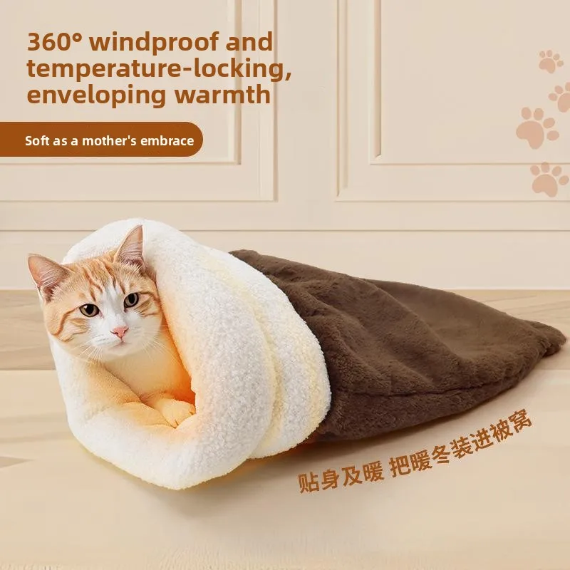 Thickened Semi-Closed Bed Winter Dog House Secure Feeling Indoor Nest All Seasons Universal Pet Shelter Medium Size
Thickened Semi-Closed Bed Winter Dog House Secure Feeling Indoor Nest All Seasons Universal Pet Shelter Medium Size