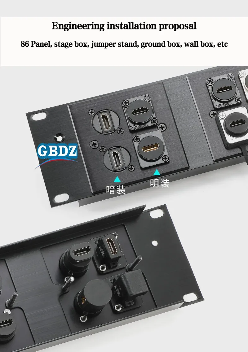 Type-D HDMI 2.0 Plug Extender 40m, 4K Lossless Wall Plate Amplifier Stabilizer Chip, Anti-Interference for Projector CCTV
Type-D HDMI 2.0 Plug Extender 40m, 4K Lossless Wall Plate Amplifier Stabilizer Chip, Anti-Interference for Projector CCTV