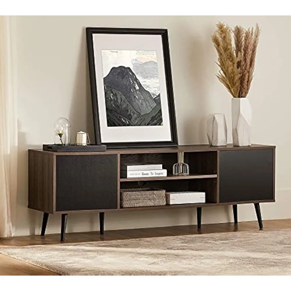 Mid Century Modern TV Stand for TVs up to 65 inches, Wood TV Console Media Cabinet with Storage, Entertainment Center for Livin 
Mid Century Modern TV Stand for TVs up to 65 inches, Wood TV Console Media Cabinet with Storage, Entertainment Center for Livin