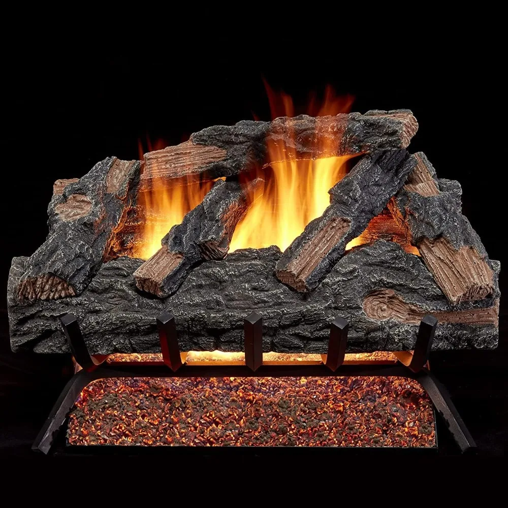 MO24HVL-RO Natural Gas Vented Fireplace Logs Set with Remote Control, Use with Natural Gas, 55000 BTU, Heats up to 2000 Sq. Ft,
MO24HVL-RO Natural Gas Vented Fireplace Logs Set with Remote Control, Use with Natural Gas, 55000 BTU, Heats up to 2000 Sq. Ft,