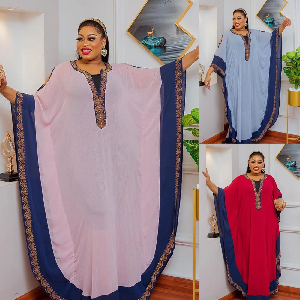 Women Muslim Oversize Dress Dubai Abaya Turkey Kaftan African Dresses Dashiki Chiffon Robe Arab Gown Morocco Traditional Clothes
Women Muslim Oversize Dress Dubai Abaya Turkey Kaftan African Dresses Dashiki Chiffon Robe Arab Gown Morocco Traditional Clothes