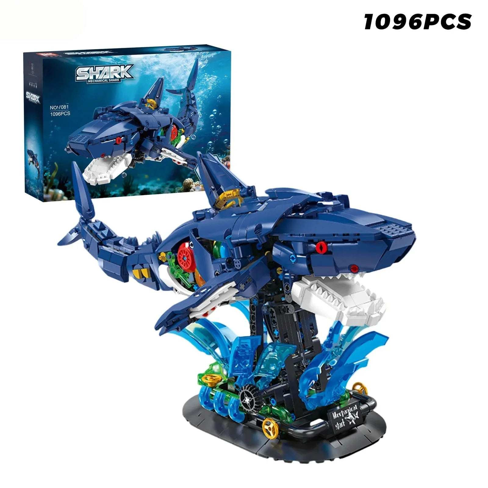 2026 Mechanical Shark with Stand Building Blocks Cyber Ocean Animal Model Assembly Toy Boys Room Desk Ornaments Birthday Gifts
2026 Mechanical Shark with Stand Building Blocks Cyber Ocean Animal Model Assembly Toy Boys Room Desk Ornaments Birthday Gifts