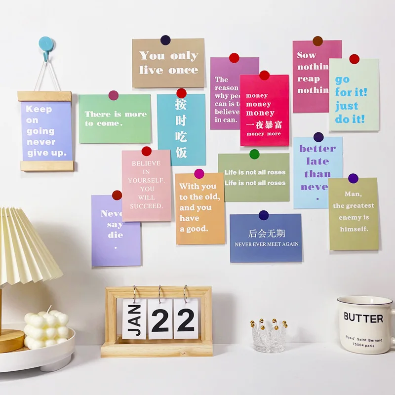 Salt in Self Discipline 30 Ins Nordic Decorative Cards Wall Dormitory Photo Frame, Painting Wall Stickers Decorative Cards
Salt in Self Discipline 30 Ins Nordic Decorative Cards Wall Dormitory Photo Frame, Painting Wall Stickers Decorative Cards