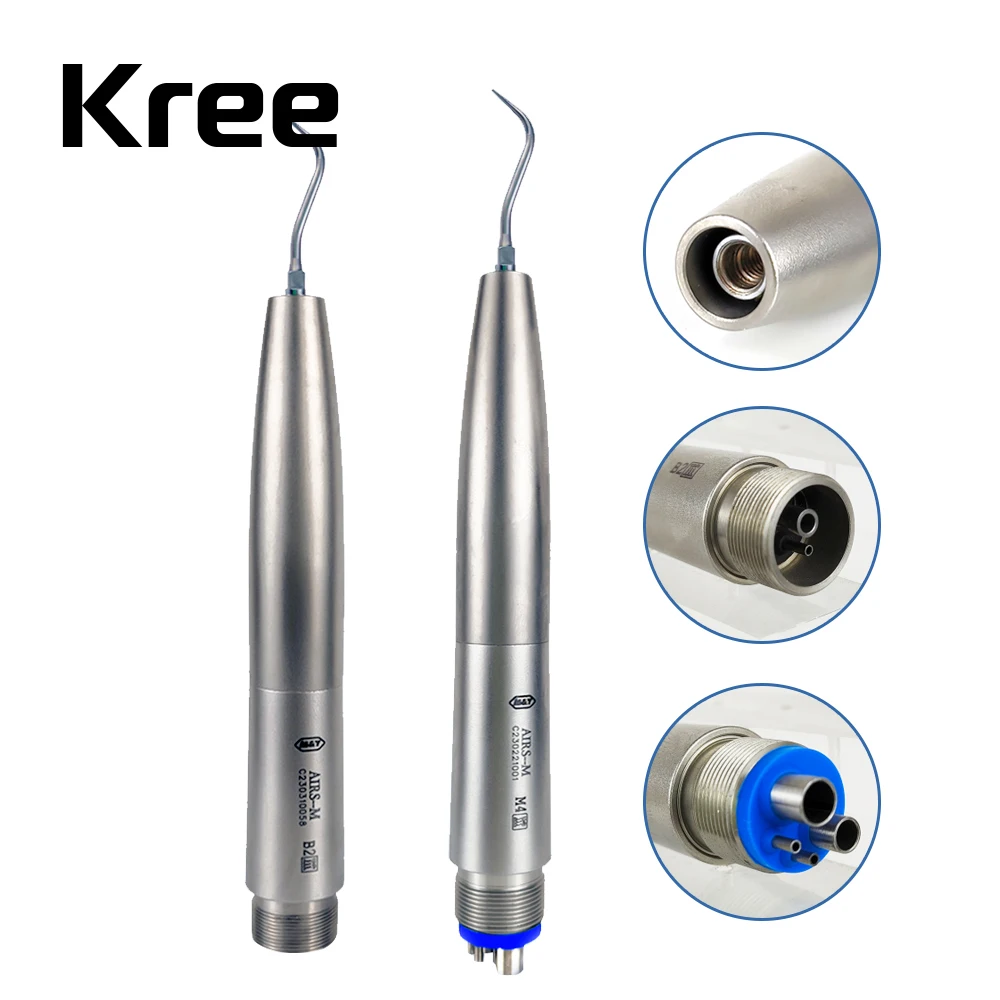 Dental Equipment Air Scaler Handpiece Scaling Technology High Frequency Pneumatic Scaler Optional 2/4 Hole
Dental Equipment Air Scaler Handpiece Scaling Technology High Frequency Pneumatic Scaler Optional 2/4 Hole