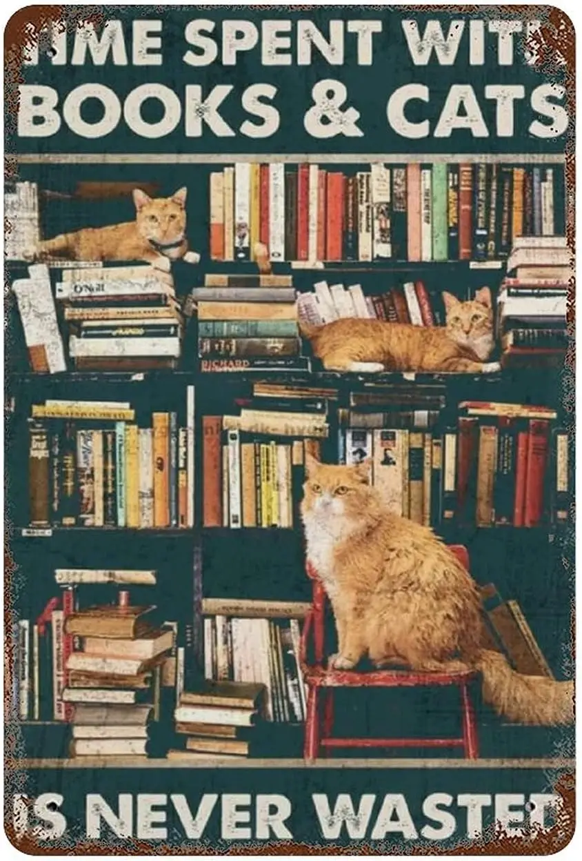 Ретро забавные металлические жестяные знаки, потраченные время с книгами и кошками, никогда не потерянные Домашние животные, Любимые кошки, подарки для влюбленных, книга для кошек, знак, подарок для влюбленных
Ретро забавные металлические жестяные знаки, потраченные время с книгами и кошками, никогда не потерянные Домашние животные, Любимые кошки, подарки для влюбленных, книга для кошек, знак, подарок для влюбленных