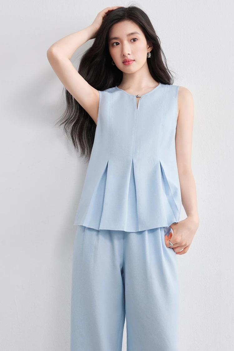 SENTUBILA Summer Women's Two Pieces Collection 2025 Fashion Suits Matching Pants Sets Costume Femme Ensemble Outfits W52ZA2324
SENTUBILA Summer Women's Two Pieces Collection 2025 Fashion Suits Matching Pants Sets Costume Femme Ensemble Outfits W52ZA2324