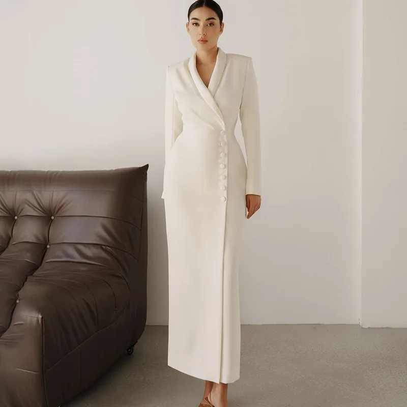 2025 spring new women's clothing solid color long-sleeved button-up jacket skirt fashion suit Z113
2025 spring new women's clothing solid color long-sleeved button-up jacket skirt fashion suit Z113